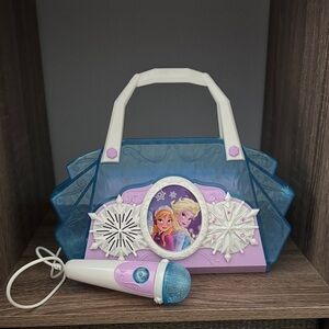 Frozen Themed Blue and Purple Karaoke Set